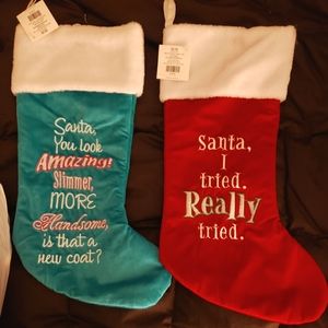 Cute Quip Xmas Stockings